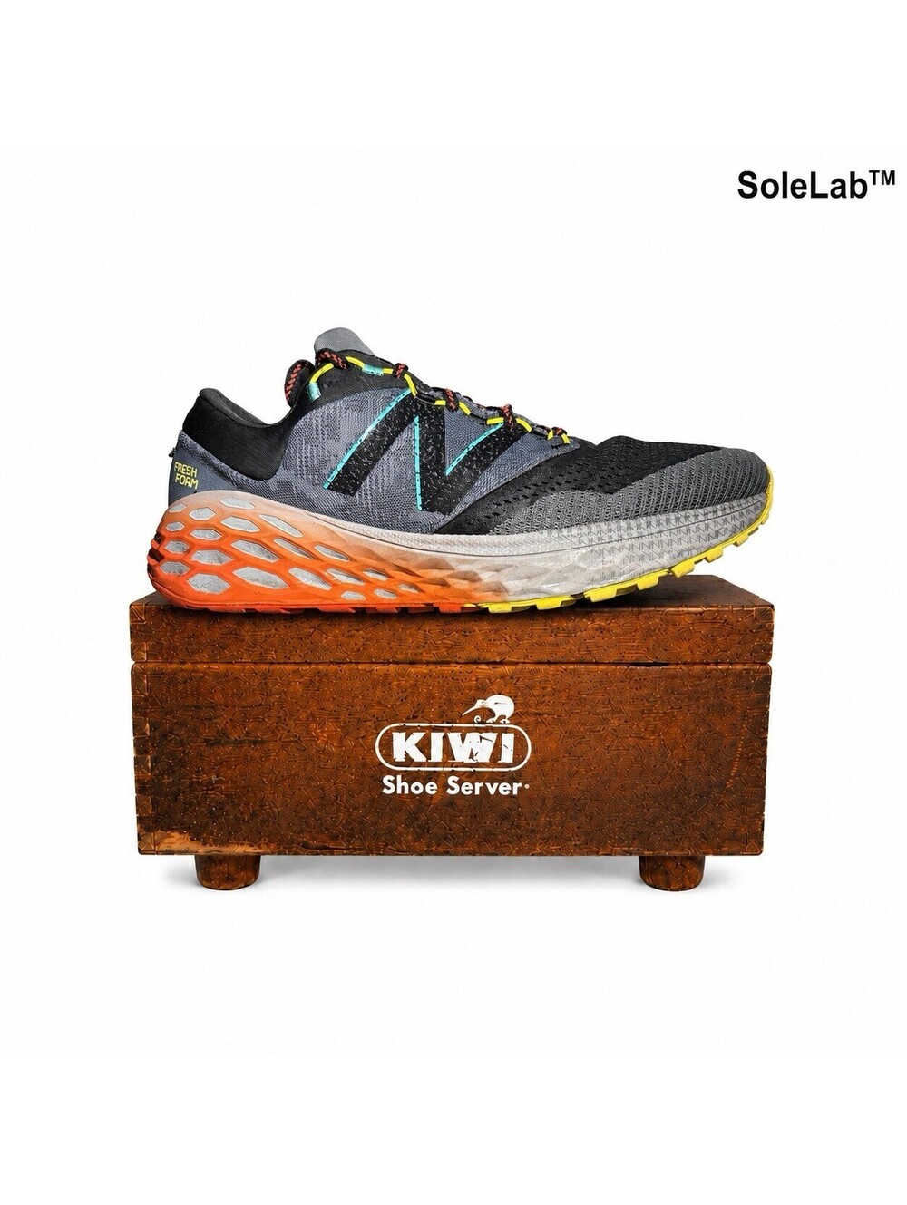 New Balance Fresh Foam More Trail v1 Black Dark Blaze MTMORRY Men’s 12 D Shoes